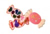 Trusa Machiaj Copii Bomboana Roz, 11 piese, 17cm, LTOY26 - Set Infrumusetare, Jucarie Fete, Plastic