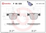 Set placute frana spate BREMBO P06026