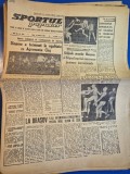 ziarul sportul popular 11 noiembrie 1966 - hochei dinamo - agronomia cluj