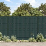 Panouri intimitate grădină, 4 buc., verde mat, 35x0,19 m, PVC