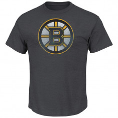 Boston Bruins tricou de bărbați Pigment Dyed grey - S