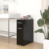VidaXL Dulap de farmacie, negru, 20x45,5x60 cm, PAL