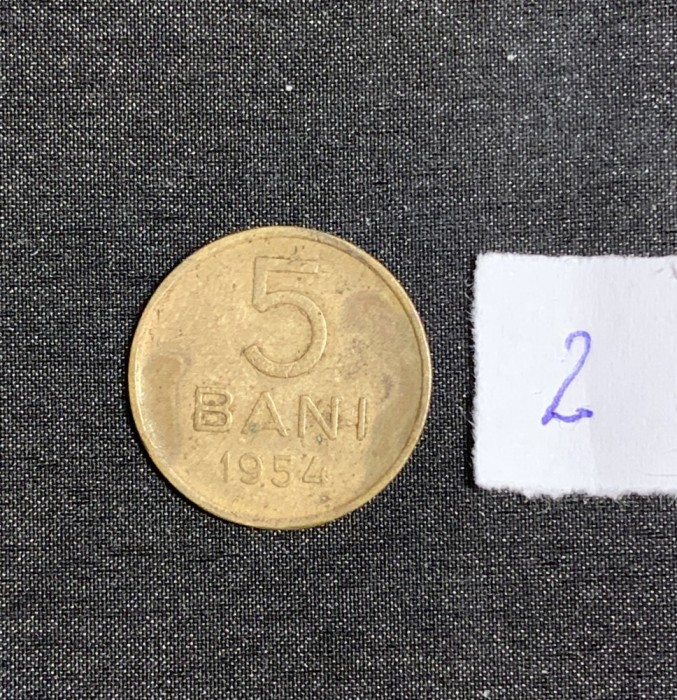 Moneda 5 bani 1954 RPR