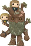 Figurina - Pop! Super The Lord of the Rings: Treebeard (with Merry &amp; Pippin) | Funko