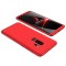 Husa Samsung Galaxy S9, FullBody Rosu, acoperire completa 360 grade cu folie de protectie gratis