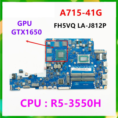 Placa de baza noua pentru Acer A715-41G cod NB.Q8Q11.001 Procesor R5-3550H Cip grafic N18PG-62-A1 cu 4GB memorie foto