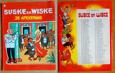 E971-Revista benzi desenate color-SUSKE en WISKE NR. 77/1979 Belgia. foto