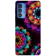 Husa compatibila cu Motorola Moto G71 5G model Floral Mandala, Silicon, TPU, Viceversa