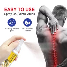 Spray analgezic tigru, relaxare musculară, artrită, dureri de spate, poțiune chineză pe bază de plante pentru dureri articulare, lichid 60 ml.