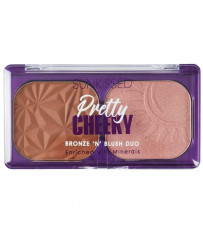 Paleta cu Pudra Bronzanta si Blush SUNKISSED Pretty Cheeky, 2 x 10 g foto