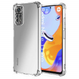 Cumpara ieftin Husa pentru Xiaomi Redmi Note 11 Pro 4G / Note 11 Pro 5G / Note 12 Pro 4G, Techsuit Shockproof Clear Silicone, Clear