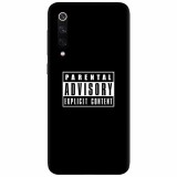 Husa silicon pentru Xiaomi Mi 9, Parental Advisory