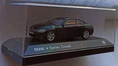 Macheta BMW seria 4 (F32) Coupe negru - iScale 1/43 foto