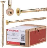 Set 50 suruburi dulgherie pentru lemn 6x80mm, diametru 6mm