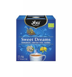 Ceai bio Vise Placute cu honeybush, radacina de valeriana si rooibos, 12 plicuri 21.6g Yogi Tea