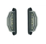 2 x 4 LED Lumini cu numar de inmatriculare pentru Camioane Remorca 12v 24v