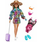 Papusa Barbie in vacanta, Holiday Fun Summer Travel, Mattel