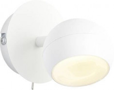 Aplica LED Inova plastic/otel, alb, 1 bec, 5 W foto