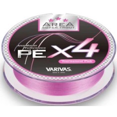 Fir Textil Varivas Super Trout Area PE X4 Tournament, Pink, 0.175mm, 5lbs, 75m foto