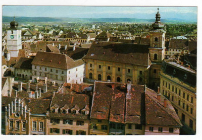 SIBIU VEDERE PANORAMICA BISERICA foto