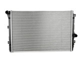 Radiator apa Volkswagen Passat (B7), 2010-2015 Motor 1.6 Tdi; 2.0 Tdi ; 1.4 Tsi; 1.8 Tsi; 2.0 Tsi; 3.6 V6, Cv Manuala, Aluminiu/Plastic Mecanic, 650x