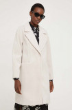 Cumpara ieftin Answear Lab palton femei, culoarea bej, de tranzitie