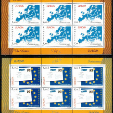 Romania 2008, LP 1802 b, EUROPA Scrisoarea, minicoli de 6, MNH! LP 75,50 lei