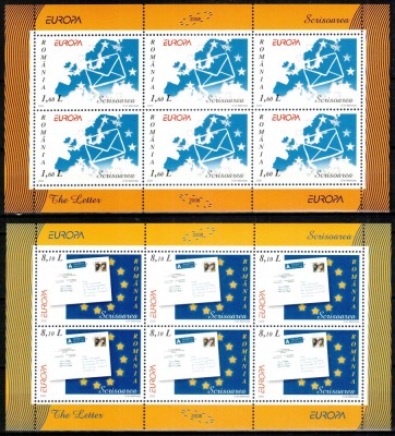 Romania 2008, LP 1802 b, EUROPA Scrisoarea, minicoli de 6, MNH! LP 75,50 lei foto
