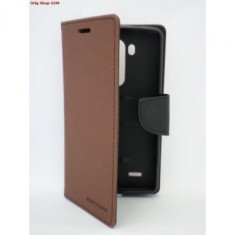 Husa Mercury Fancy Diary LG D855 G3 Brown / Negru Blister