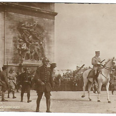 Carte postala Paris - Marechal Petain 1919 - scrisa A004