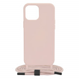 Cumpara ieftin Husa pentru iPhone 12 Pro Max, Techsuit Crossbody Lanyard, Pink