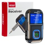 Receptor si transmitator Bluetooth AUX 3,5 mm cu ecran LCD si TX/RX Amio
