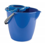 Galeata Rotunda Storcator STERK, 12L, Albastru Deschis, Galeti Rotunde cu Storcator pentru Mop, Galeti Plastic cu Storcator, Galeti 12 Litri cu Storca