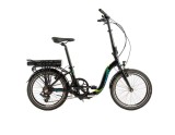 Cumpara ieftin Bicicleta Electrica Pliabila Devron 20122 - 20 Inch, S, Negru/Albastru Ultimate FactoryBikes