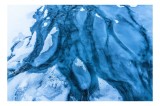 Tablou Canvas, "Gheața fermecată a iernii nordice", Gheață, Albastru, Textură, Frig, Sculptural, Abstract, Cristalizată, Răcire, Contraste, &Icirc;nghețată,