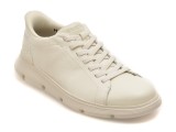 Cumpara ieftin Pantofi sport SKECHERS albi, GARZA, din piele naturala