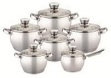 Cumpara ieftin Set de oale bombate din inox Bohmann, 12 piese