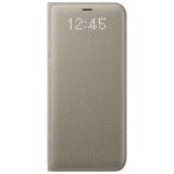 Husa de protectie Samsung LED View Cover pentru Galaxy S8 Plus, Gold