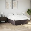 VidaXL Cadru de pat fără saltea, maro &icirc;nchis, 140x200 cm, textil 3284732