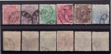 Cumpara ieftin ✅ 1890/'91 LP 45 "Carol I - Cifra filigran stema mica" , serie incompleta - lipsa 50 B !