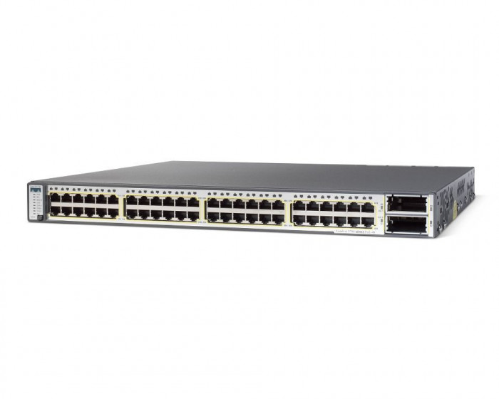 Switch Cisco Catalyst WS-C3750E-48TD-S V02 48Ports Gigabit Layer 3 2x10 Gigabit Ethernet ports