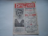 Program UTA Arad - F.C. Bihor, 5 aprilie 1980/1981