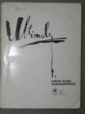 Ultimele - Miron Radu Paraschivescu poezii foto
