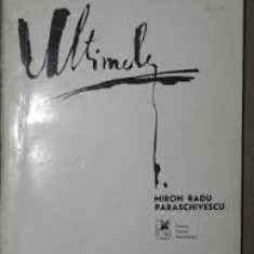 Ultimele - Miron Radu Paraschivescu poezii