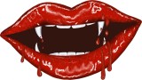 Cumpara ieftin Sticker decorativ, Buze, Rosu, 90 cm, 8214ST, Oem