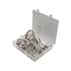 Trusa coliere inox Breckner Germany, 50 piese, dimensiuni 8-12, 13-19, 19-29, 22-32, 25-38, 32-44, 34-44, 35-51, 44-46