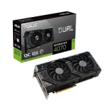 Placa video ASUS RTX&trade; 4070 DUAL OC, 12GB GDDR6X, 192-bit