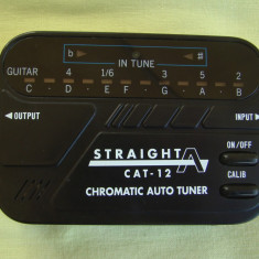 Tuner Cromatic Chitara Electrica - STRAIGHT CAT-12