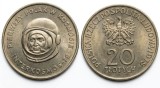 D2 POLONIA 20 zloty 1978/First Polish Cosmonaut/ UNC