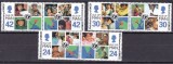 Man 1996 UNICEF MI 695-700 MNH, Nestampilat